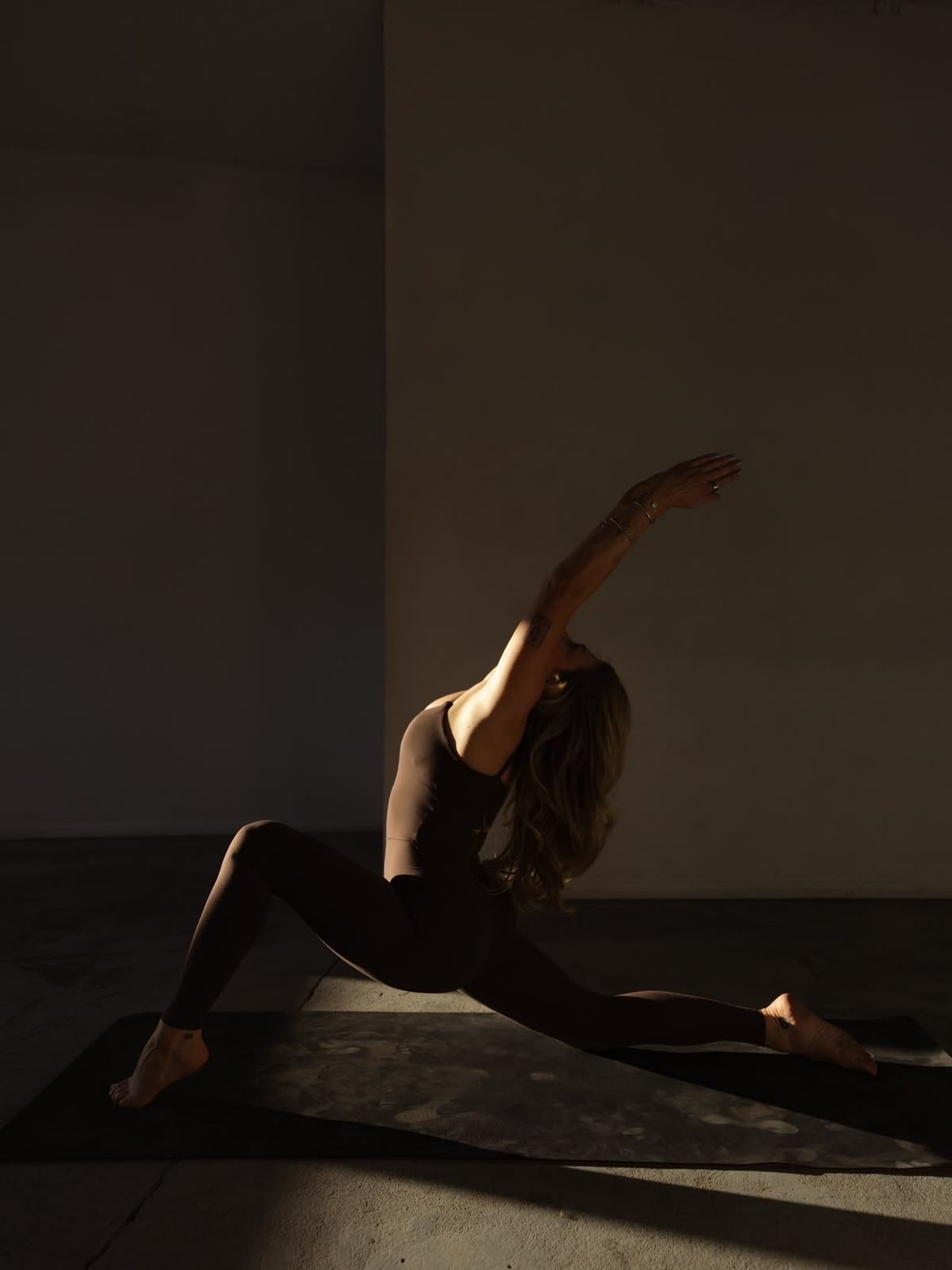 Yoga class at Calma studio